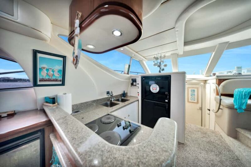 Miami Yacht Rental 50' + 2 Jet Ski | Miami Boat Rental - Cruising Biscayne Bay: A Visual Feast