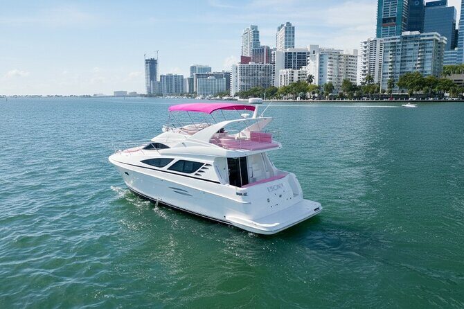 Miami Yacht Rental 50 ft | 2 Jet Ski | Private Boat | Pink Yacht - An In-Depth Look at the Itinerary