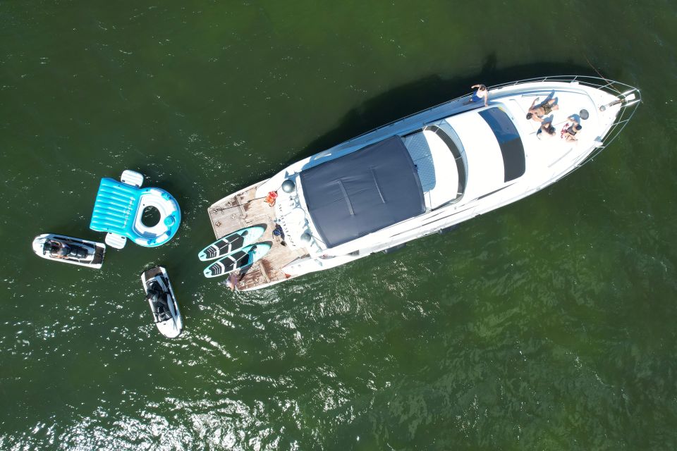 Miami Yacht Rental With Jetski, Paddleboards, Inflatables - Value Proposition