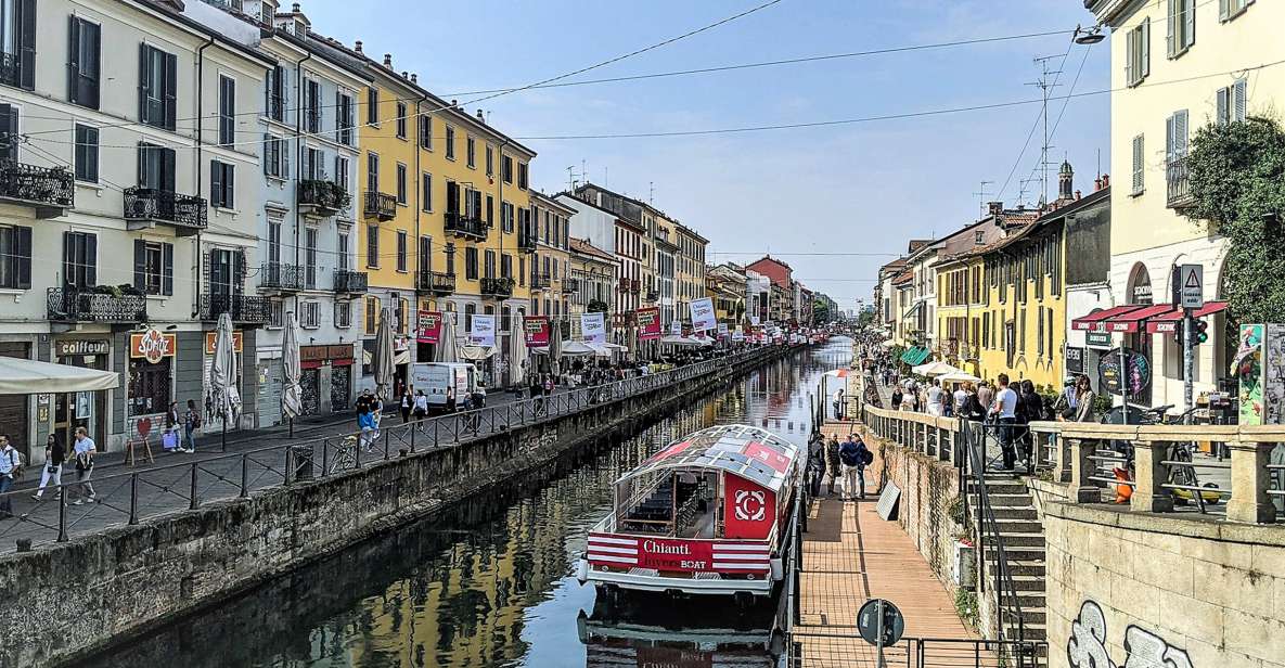 Milan: Navigli District Canal Boat Tour With Aperitivo - Key Points