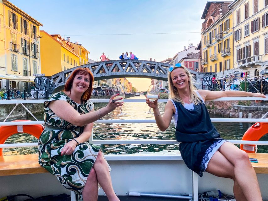 Milan: Navigli District Canal Boat Tour With Aperitivo - Itinerary and Meeting Point