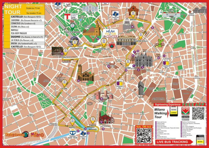 Milan: Night Tour by Bus - Practical Information