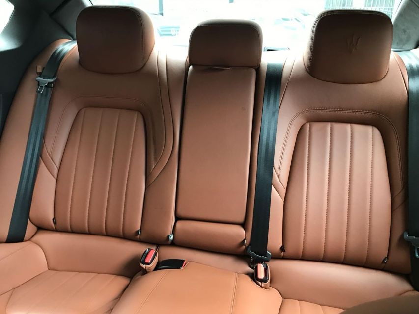 MILAN - ORIO AL SERIO BGY Airport Transfer Luxury: MASERATI - Key Points