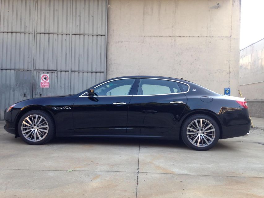 MILAN - ORIO AL SERIO BGY Airport Transfer Luxury: MASERATI - Attentive Greeting and Meeting