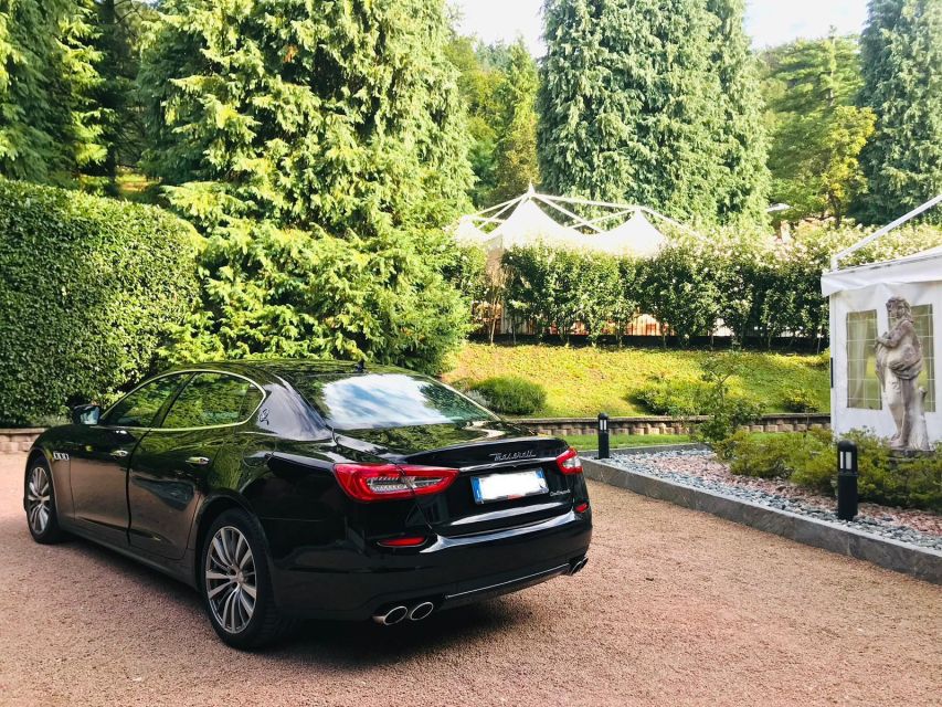 MILAN - ORIO AL SERIO BGY Airport Transfer Luxury: MASERATI - Professional Driver Attire Assured
