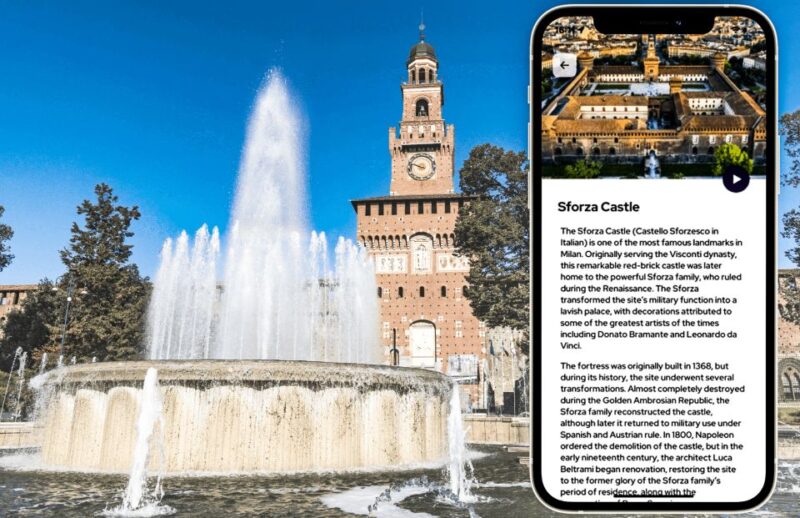 Milan: Sforza Castle Entry Ticket With Digital Audio Guide - Key Points