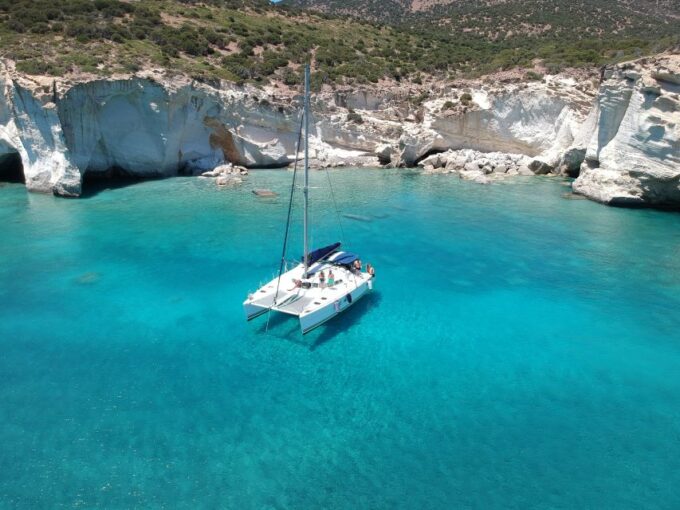 Milos: Full-Day Catamaran Cruise With Paddle Board - Booking Process
