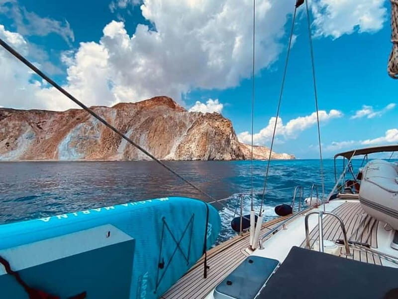 Milos: Full Day Private Cruise with Mediterranean Lunch - Discovering the Milos from the Water