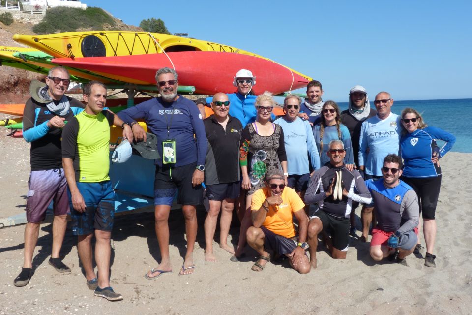 Milos: Guided Kayaking Trip with Snorkelling & Lunch - Key Points