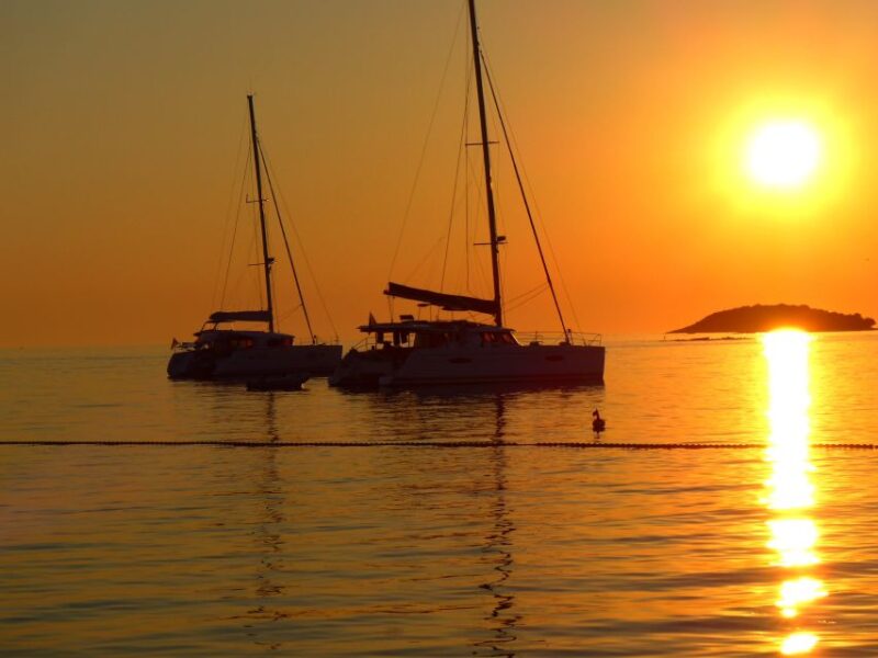 Milos: Kleftiko Bay Catamaran Cruise With Meal & Sunset View - Key Points