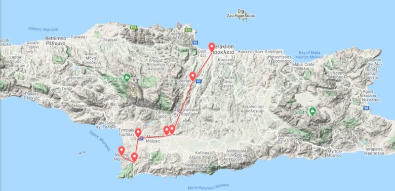 Minoan Luxuries: Ancient Palaces, Messara Wineries & Matala - Gortyn Archaeological Site