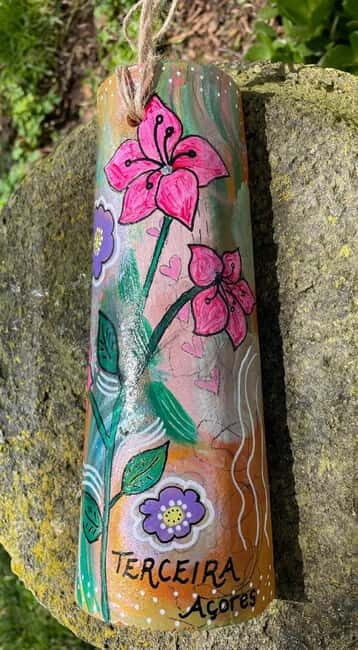 Mixed Media Art Workshop W/lunch - A Creative Escape with Stunning Ocean Views in the Azores  