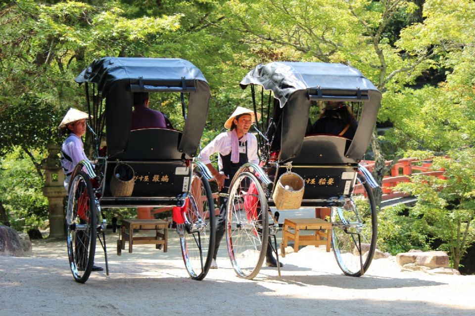 Miyajima: Private Rickshaw Tour to Itsukushima Shrine - Highlights of the Private Rickshaw Tour