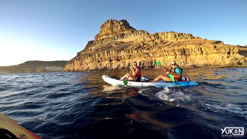 Mogán: Guided Kayak to Caves and Snorkeling Tour - Exploring Sea Caves by Kayak