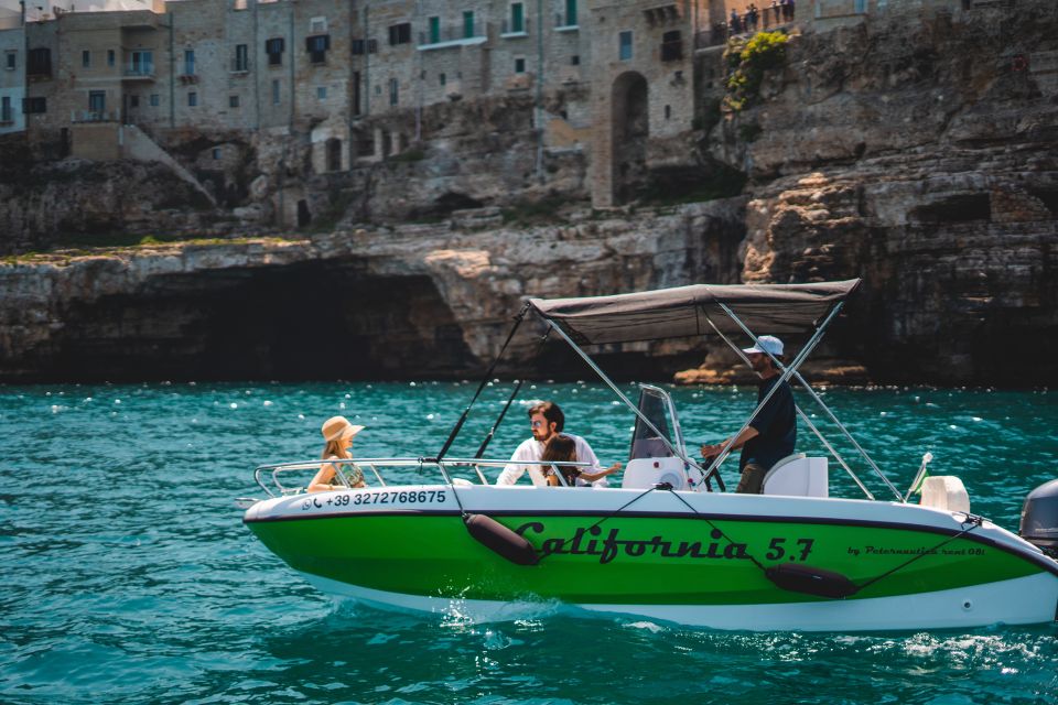 Monopoli: Private Polignano a Mare Grottos Speedboat Cruise - Itinerary Highlights