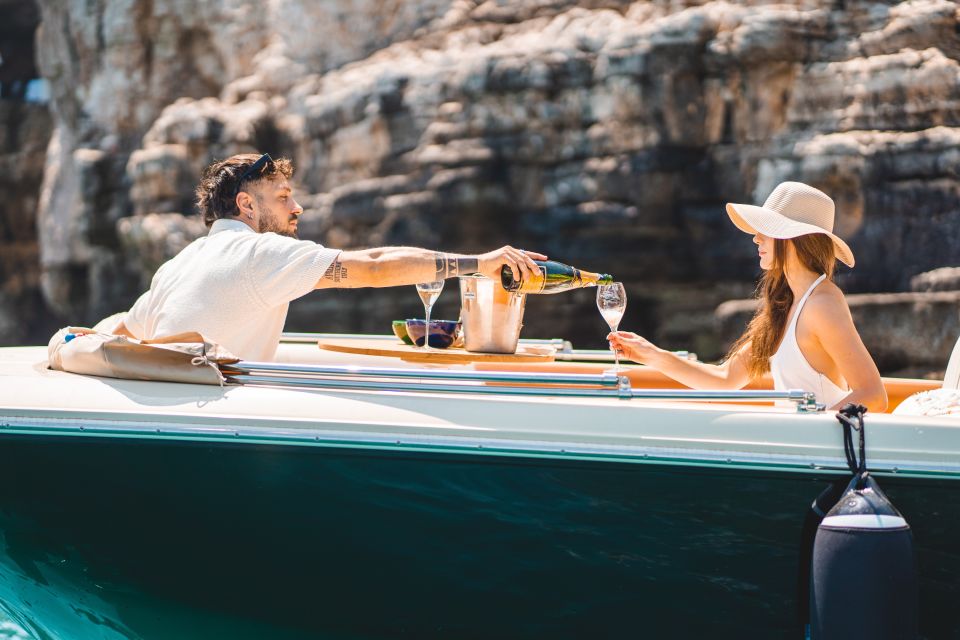 Monopoli: Private Sightseeing Speedboat Tour With Champagne - Pricing and Duration