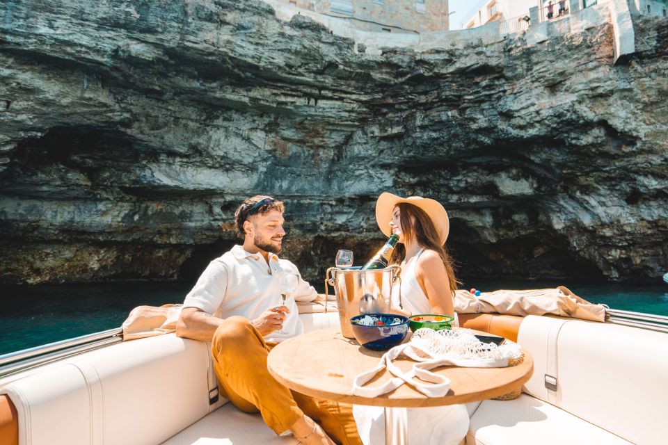 Monopoli: Private Sightseeing Speedboat Tour With Champagne - Language Options