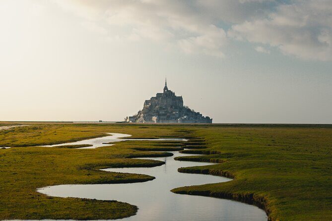Mont Saint Michel Shore Excursion from Le Havre Cruise Ship Port - Approaching the Iconic Mont Saint-Michel