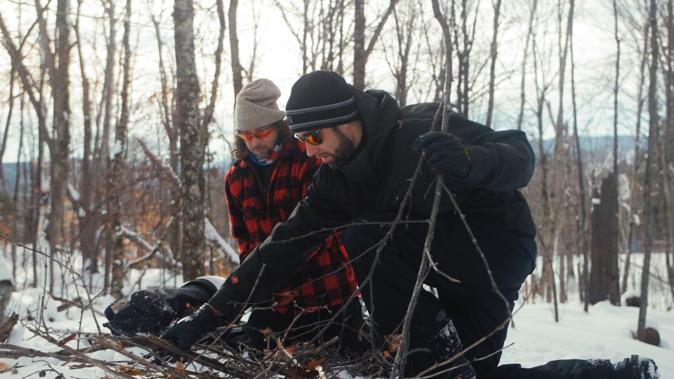 Mont-Tremblant: Fire Man Guided Snowshoe Tour - Guided Tour Experience