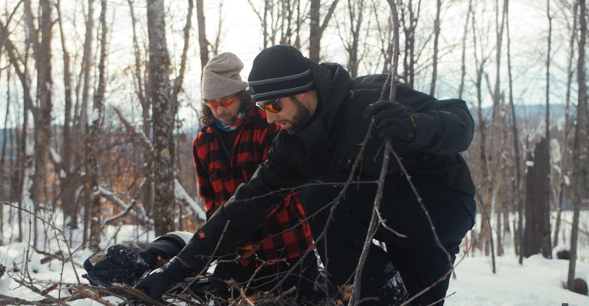 Mont-Tremblant: Fire Man Guided Snowshoe Tour - Surrounding Flora and Fauna