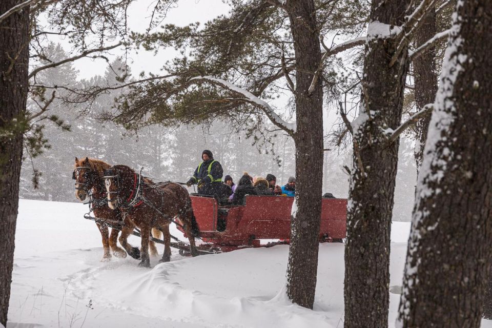 Mont-Tremblant: Sleigh Ride W/ Storytelling & Hot Chocolate - Meeting Point