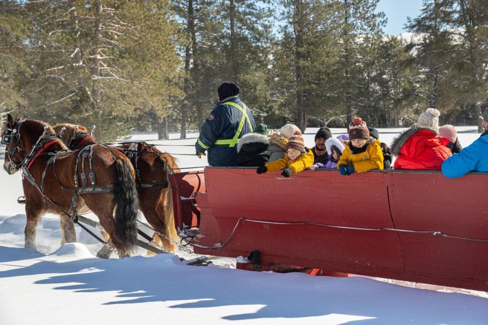 Mont-Tremblant: Sleigh Ride W/ Storytelling & Hot Chocolate - Frequently Asked Questions
