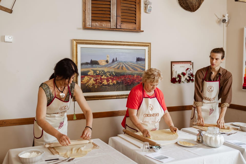 MONTALCINO : Pasta Class with Brunello Tasting and Lunch - Key Points