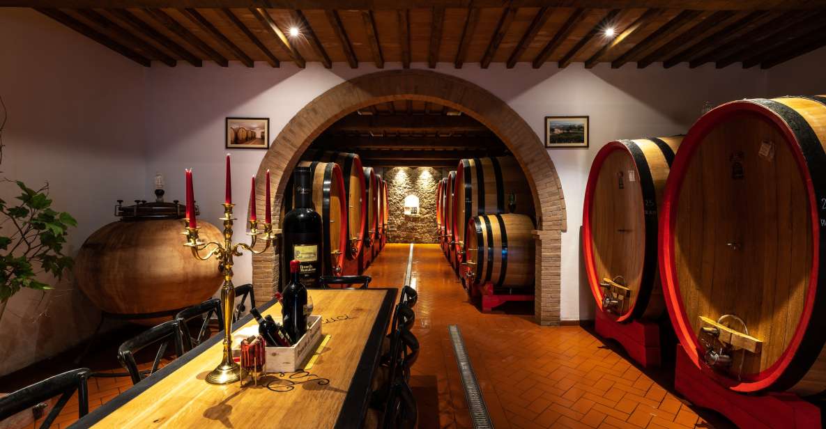Montalcino: Private Cellar Tour, Wine Tasting & Appetizers - Scenic Location Benefits
