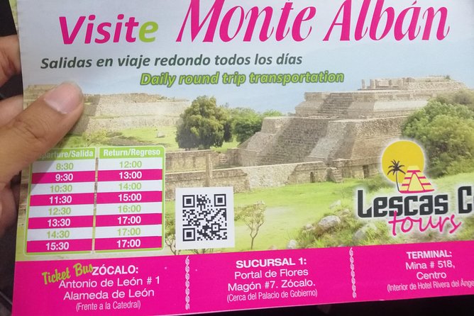 Monte Alban Shuttle - Transportation Details