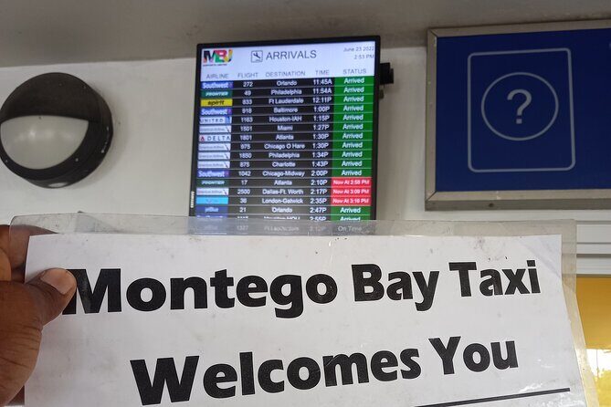 Montego Bay Airport private Taxi to Royalton Negril - The Itinerary: From Airport to Negril and Back