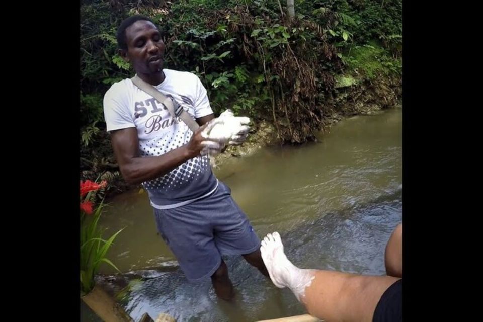 Montego Bay: Bamboo River Rafting and Limestone Foot Massage - Limestone Foot Massage Delight
