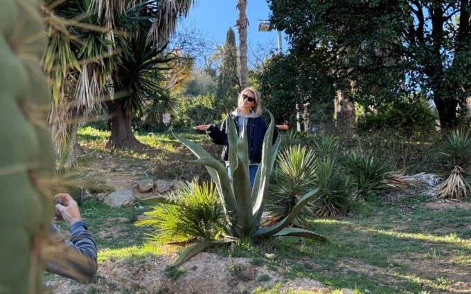 Montjuic Guided E-Bike Tour With Tapas and Panoramic Views - Exploring the Jardins De Joan Brossa
