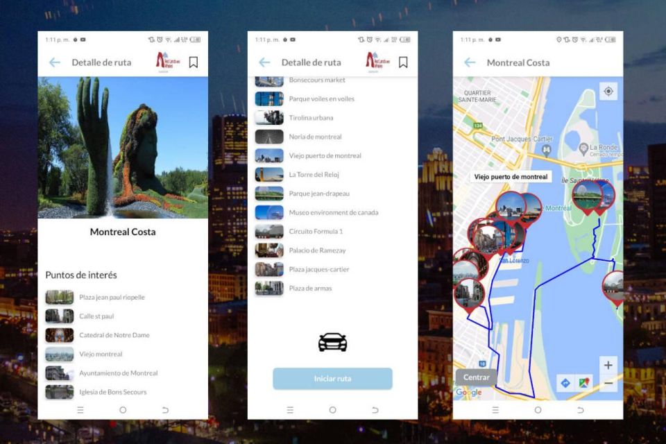 Montreal Self-Guided Tour App - Multilingual Audioguide - Discovering Iconic Landmarks