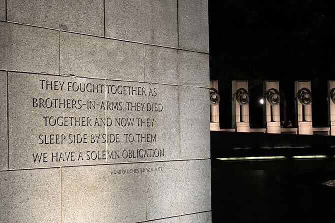 Monumental Moonlight Private Tour of Washington DC - Practical Considerations