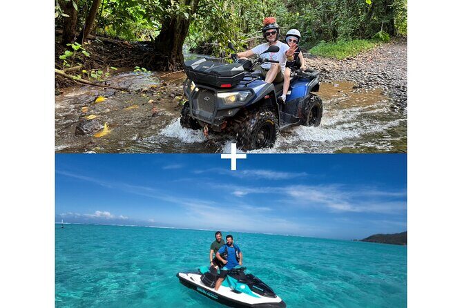 Moorea Combo 3 hours Jet Ski & 3 hours 30 ATV - Key Points