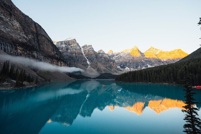 Moraine Lake Sunrise & Lake Louise Golden Hour Experience - Key Points