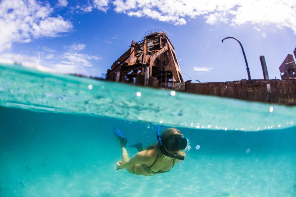Moreton Island: Tangalooma Snorkel Tour & Helicopter Tour - Key Points