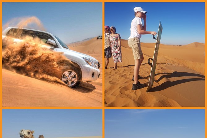 Morning Red Dune Safari Camel Ride Sand Ski And Dune Bashing - Inclusions and Exclusions