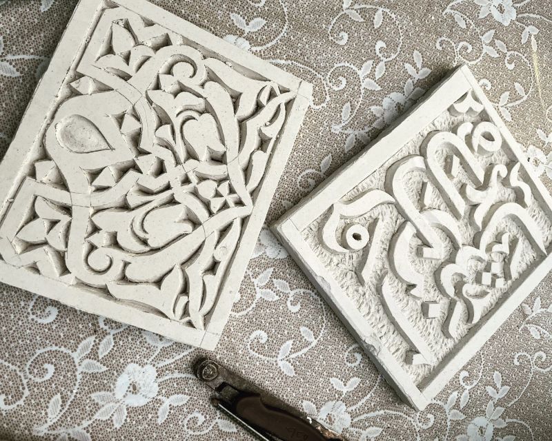 Moroccan Plaster Sculpture Workshop - Creativity and Design Process