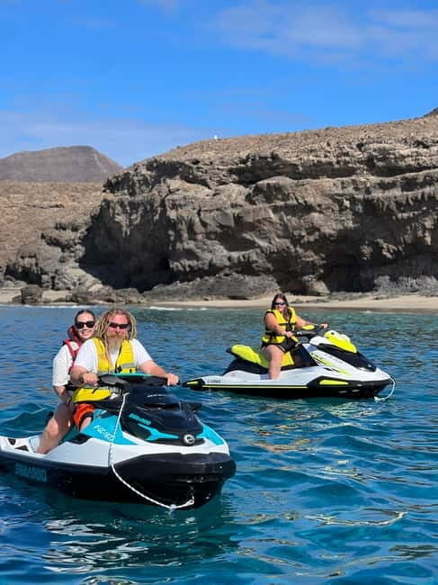 Morro Jable: Guided Jet Ski Safari (without license) - Key Points