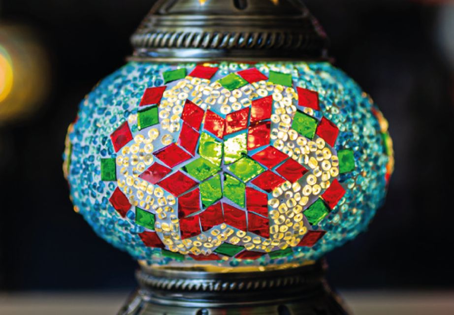 Mosaic Lamp Making Workshop in Tustin - Highlights
