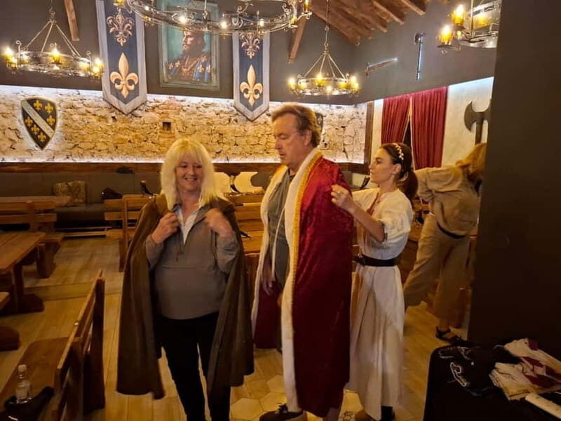 Mostar: Medieval 3 course Dinner with Drinks - Key Points
