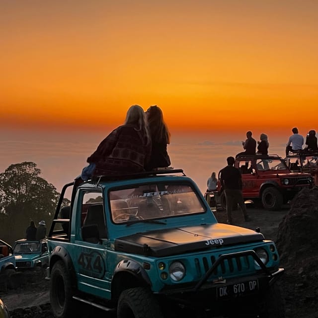 Mount Batur : Sunrise and Black Lava by Jeep - All Included - Lava Exploration
