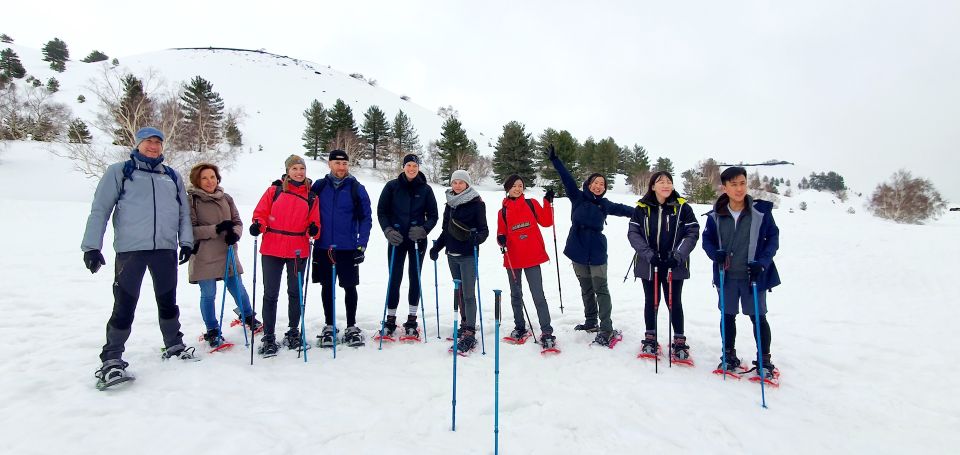 Mount Etna: Guided Snowshoeing Trekking Tour - Experience Highlights
