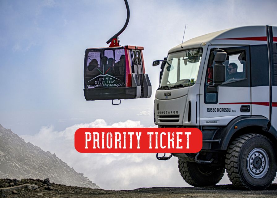 Mount Etna: Roundtrip Cable Car and 4x4 Bus Ticket - Panoramic Views