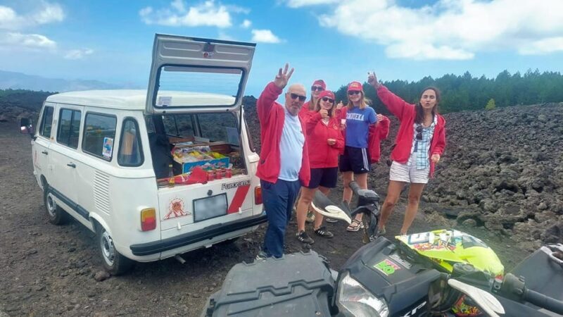 Mount Etna: trek with vintage car, tasting sicilian produtcs - Exploring the 2002 Eruption and Past Destruction