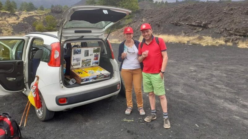 Mount Etna: trek with vintage car, tasting sicilian produtcs - Trekking Through Birch Forests and Craters