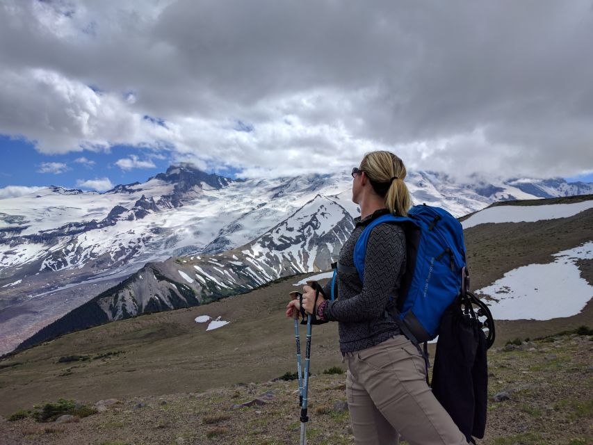 Mount Rainier: Day Hike on the Mountain - Picnicking and Watching Climbers
