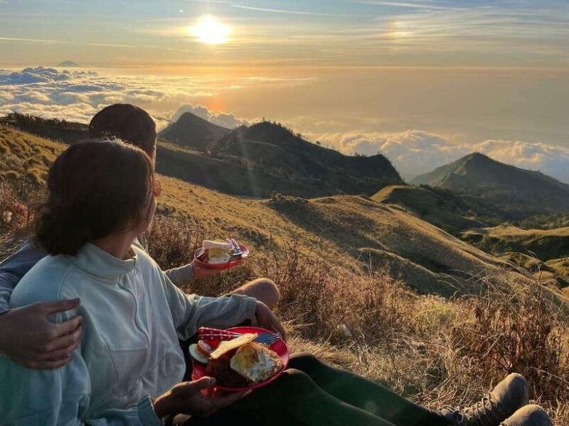 mount rinjani 2 days 1 night senaru crater join in group - The Realities of the Trek