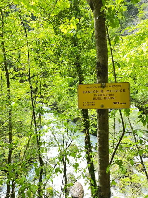 Mrtvica Canyon: A Trail Carved by the Yugoslav Army - Key Points